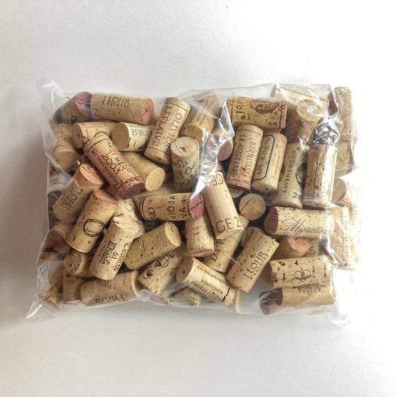 Lot of 100 Wine Corks All Real Cork * No champagne or synthetics Crafting Corks - Picture 3 of 6